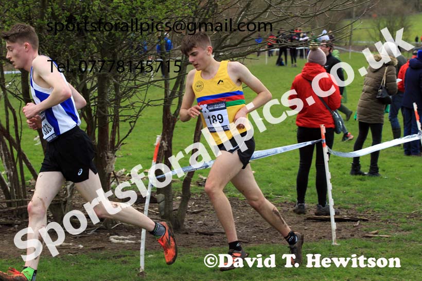 Mens Under-20s 2022 CAU Inter Counties Cross Country, Prestwold Hall, Loughborough.  Photo: David T. Hewitson/Sports for All Pics